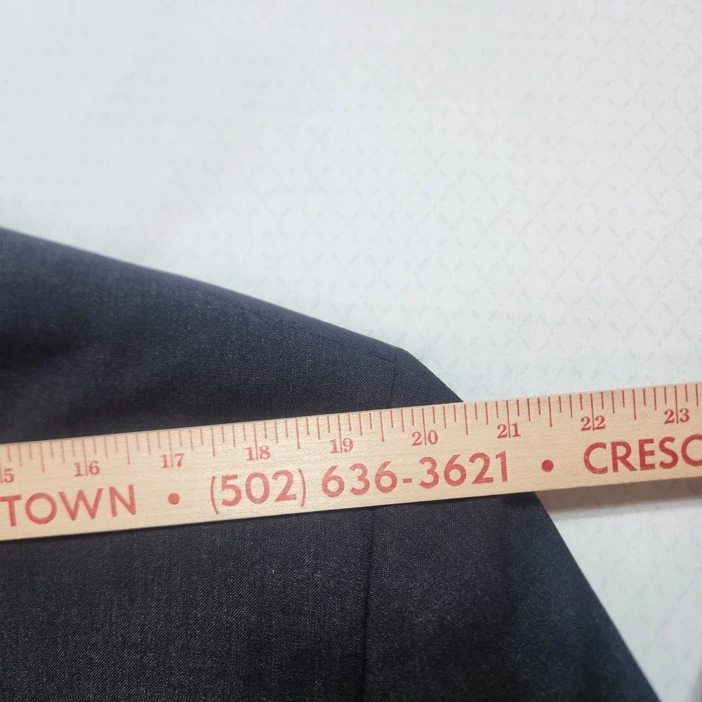 Hart Schaffner Marx Dayton 44S Gray Wool Blazer Sport Coat Men 2 Button Classic